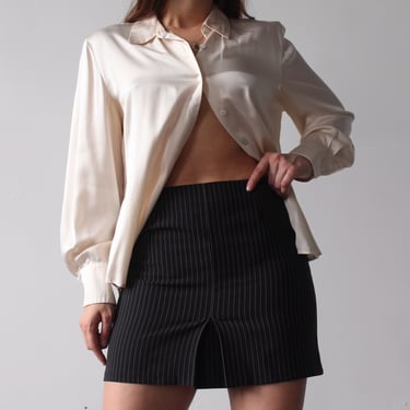2000s Pinstripe Miniskirt - W27