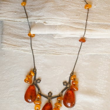 Deco Amber Necklace