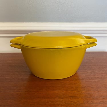 Vintage Copco D2 Enamel Cast Iron Dutch Oven - Made in Denmark 