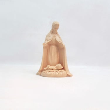 Virgin Mary and Baby Jesus Vintage Alter Piece Religious Icon Madonna & Child 