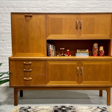 LARGE Mid Century Modern Teak China Cabinet / SIDEBOARD by G-Plan, c. 1960’s 