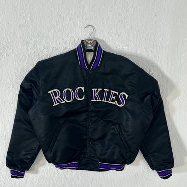 Vintage Colorado Rockies Starter Satin Jacket Sz.L