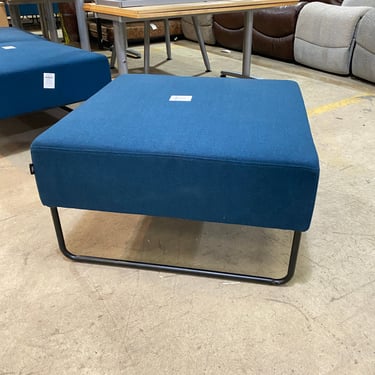 Navy Blue Ottoman by Vari (3 Available)