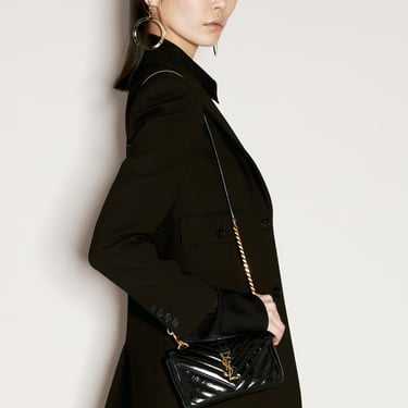 Saint Laurent Women Cappuccino Suede Mini Jamie 4.3 Shoulder