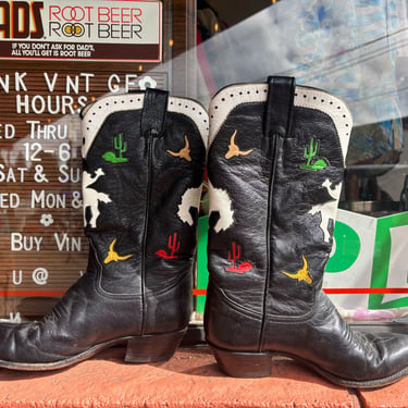 Rare vintage Larry Mahan boots