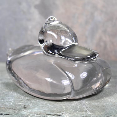 Glass Duck Paperweight | Chubby Ducky Figurine | Bixley Shop 