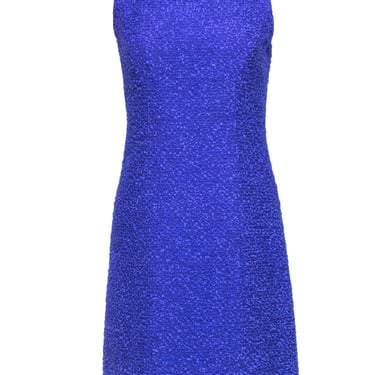 Kate Spade – Purple Tweed Sleeveless Dress Sz 4