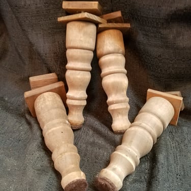 Decorative Turned Wood Legs