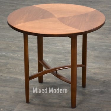 Barney Flagg For Drexel Parallel Round End Table 