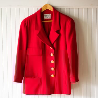 Vintage 1980s Chanel Jacket Medium As-Is