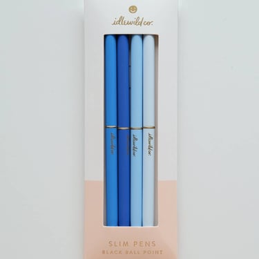 Slim Pen Baby Blues, Set of Four