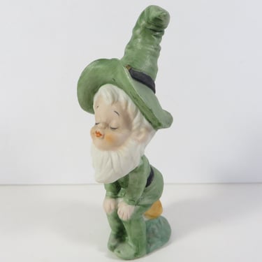 Vintage St. Patrick's Day Porcelain Kissing Irish Boy Leprechaun 