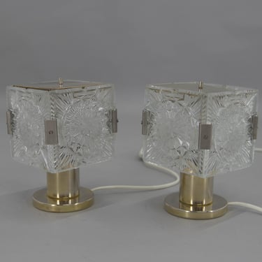 Set of Two Table Lamps by Kamenicky Senov, 1970s 