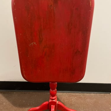 Red Painted Flip Table | Turn the Tables | Northbrook, IL