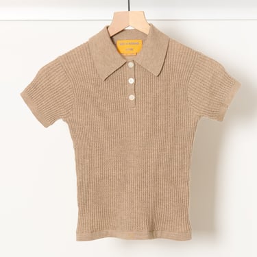 Shrunken Polo Taupe