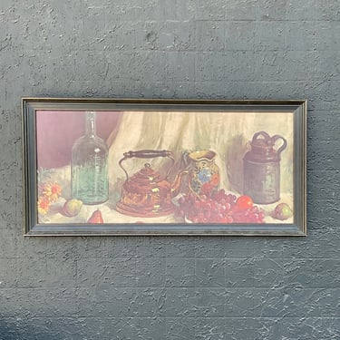 Long Still Life Subject Printed Art Work