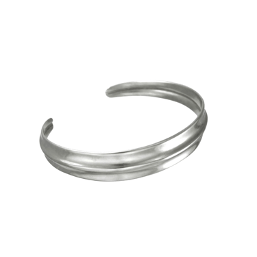 Ridge Cuff - Silver