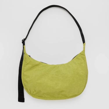 Nylon Crescent Bag in Lemongrass