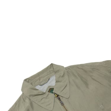 El Corte Inglés 70s Nylon Microfiber Bomber Jacket - Green