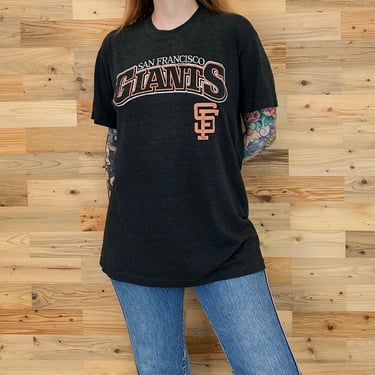 Vintage 80s Paper Thin Soft San Francisco Giants Baseball MLB Tee Shirt T-Shirt 