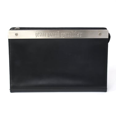 Jean Paul Gaultier Leather Notebook Clutch