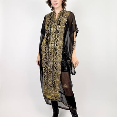 Heart of Gold Embroidered Caftan