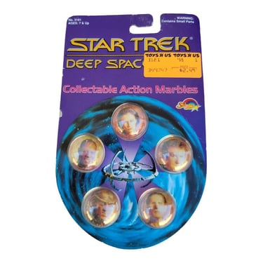 Star Trek Deep Space Collectable Action Marbles Set of 5 Vintage 1993 NIB M12 