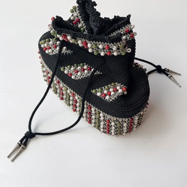 40s Crochet Corde Bag 