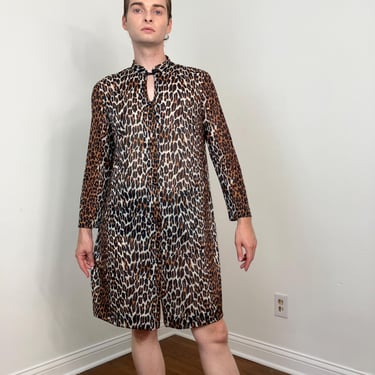 60s / 70s Leopard print Vanity Fair dress 