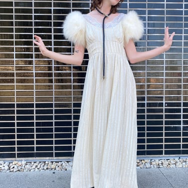 Snow Queen Metallic Maxi