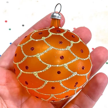 VINTAGE: Hand Blown Christmas Ornament - Individually Sold - Hand Decorated - Christmas Holidays Xmas 