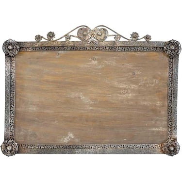 Large Indo-Portuguese Silver Mounted Frame 