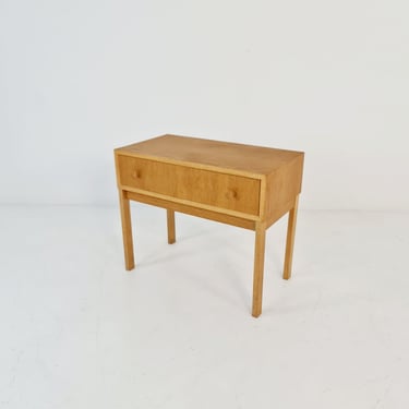 Danish Oak hallway table/side table by Aksel Kjersgaard Odder Denmark, 1960s 