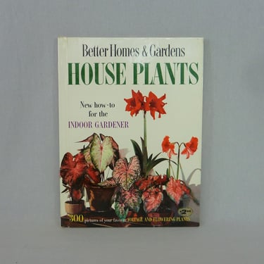 House Plants (1959) by Better Homes and Gardens - How To for the Indoor Gardener - Vintage 1950s Gardening Book 