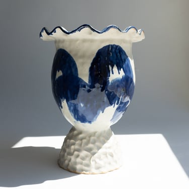 Vase with Blue Wave