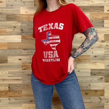 Vintage Texas Paper Thin Worn 80's T Shirt 