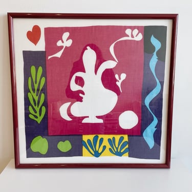Matisse Cut Paper Framed Print from 'Valentine Hearts, 1950