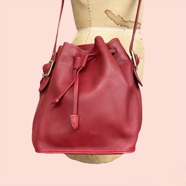 Rare Vintage Coach Legacy West Studio Flap Shoulder Bag Red Leather Purse  9828