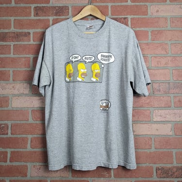 Vintage 90s The Simpsons ORIGINAL Homer Cartoon Tee - Extra Large 