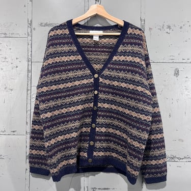 Size M 90s Croft & Barrow Cardigan striped Knit | Great Northern