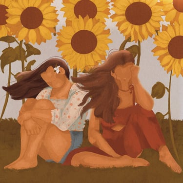 Sunflowers  Art Print 