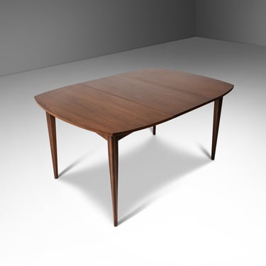 Mid Century Modern Brasilia Extension Dining Table in Walnut by Broyhill, USA, c. 1960s 