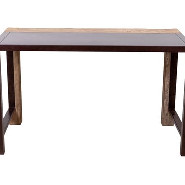 Mango Wood and Metal Writing Table