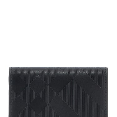 Burberry Men Check Card Holder