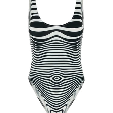 Jean Paul Gaultier Women Printed Stretch Polyester Swimsuit