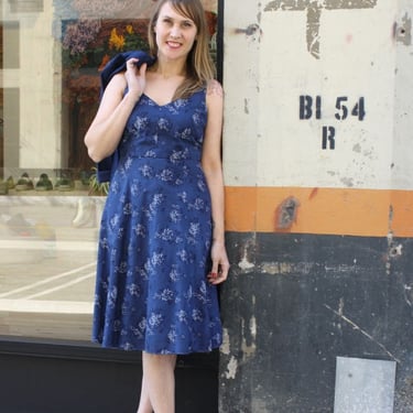 Myrtle Vaughn Dress - Indigo