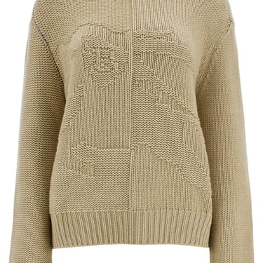 Burberry Cashmere Sweater With Ekd Design Women