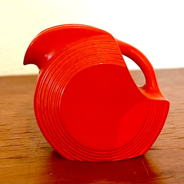 Genuine Fiesta Red Disk Pitcher Collectible Miniature 