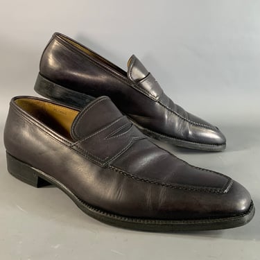 GRAVATI Size 9.5 Tan Beige 17293 Leather Penny Loafer 