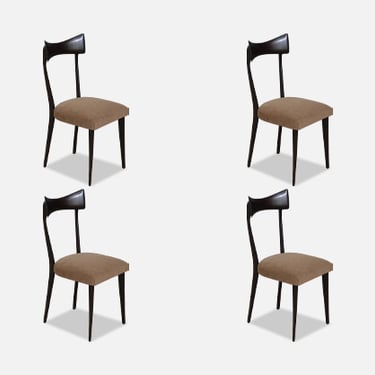 Ariberto Colombo Italian Dining Chairs for Ico Parisi